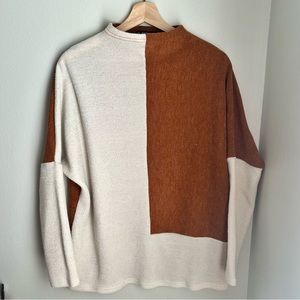 SHEIN color block sweater